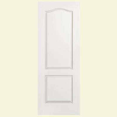 Smooth 2 Panel Arch Top Hollow Core Primed Composite Interior Door Slab