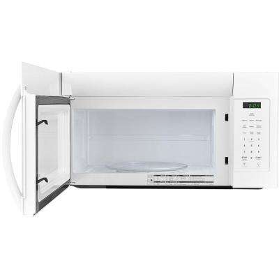 White Over The Range Microwaves Home Depot 30 In 1 6 Cu Ft Over The Range Microwave