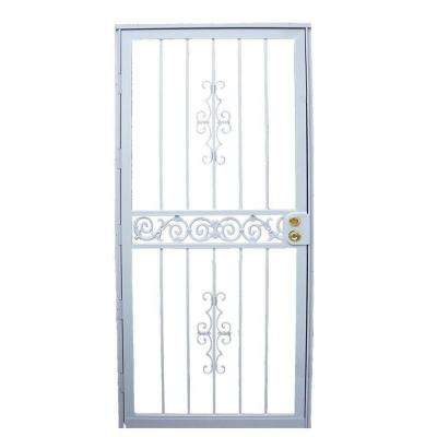 Steel Grisham Security Doors Exterior The Home Depot 401 Series Mariposa Security Door