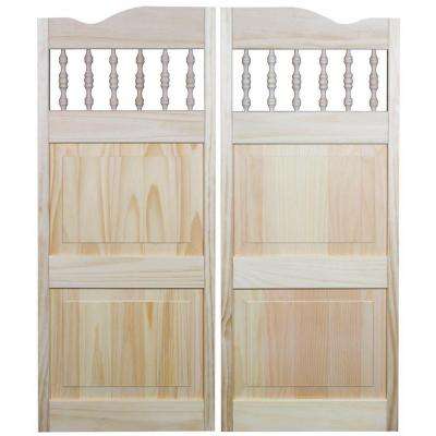 Royal Orleans Spindle Top Wood Cafe Door