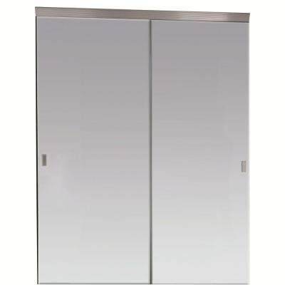 beveled edge mirror solid core chrome plycor interior sliding door