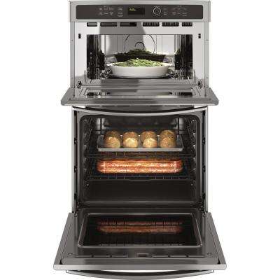Microwave Electric Wall Oven Combinations Ovens The Home Double Electric Wall Oven With Built In Microwave Stainless Steel