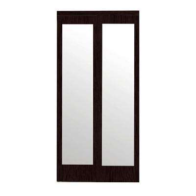 Mir Mel Espresso Mirror Matching Trim Solid Mdf Interior Sliding Door