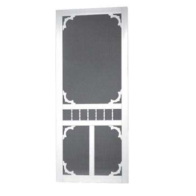 32 X 80 Hinged Screen Doors Exterior Doors The Home Depot