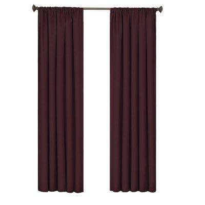 Eclipse Curtains D Window Treatments The Home Depot Kendall Blackout Curtain Panel