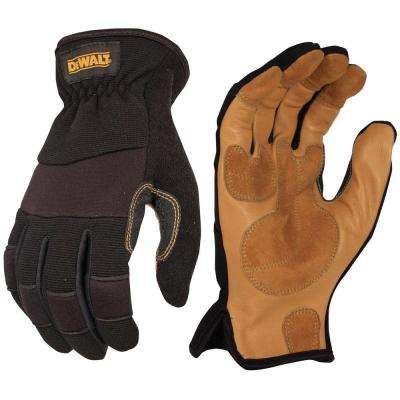 lorry drivers leather work gloves