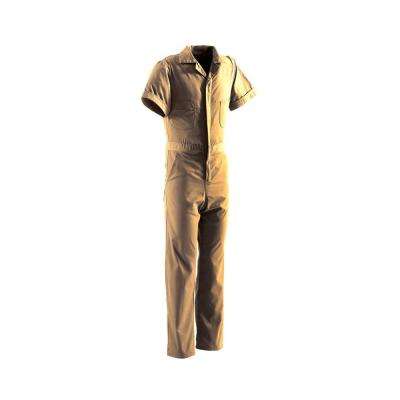 short sleeve coverall jumpsuit