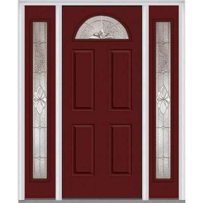 Southern - 1/4 Lite - Single door with Sidelites - Doors With Glass ... Southern - 1/4 Lite - Single door with Sidelites - Doors With Glass ...