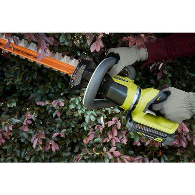 24 in. 40-Volt Lithium-Ion Cordless Hedge Trimmer with 2 Ah Battery and Charger Included