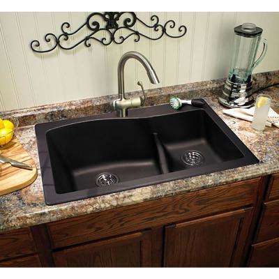 Swan Black Kitchen Sinks The Home Depot