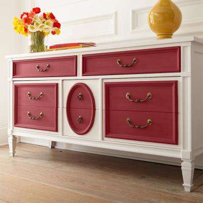 Reds Pinks Chalked Paint Furniture Wood The Home Depot