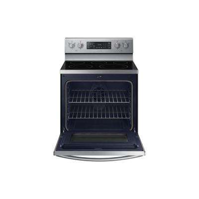 Electric Ranges The Home Depot Single Oven Electric Range With Self Cleaning