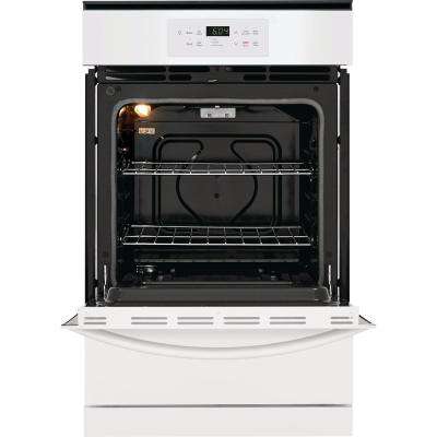 Gas Wall Ovens The Home Depot Single Gas Wall Oven In White