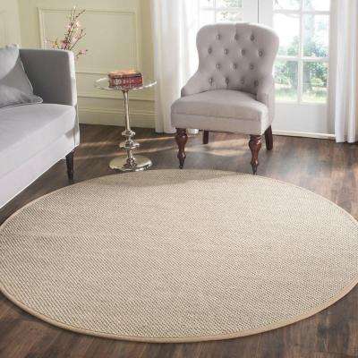 6 Round Ivory Area Rugs The Home Depot