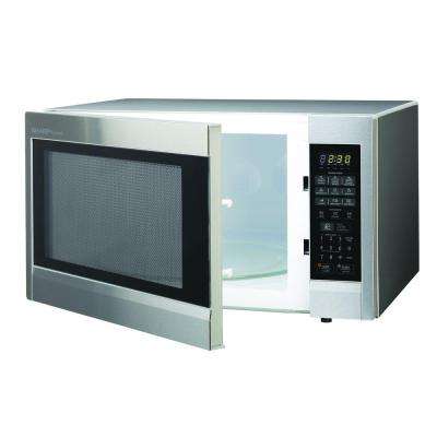 Sharp Countertop Microwaves The Home Depot 1200 Watt Countertop Microwave In Stainless Steel With Sensor