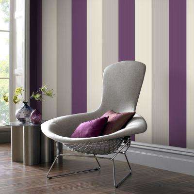 Purple Graham Brown Wallpaper Home Decor The Depot Stria Plum Wallpaper Sample