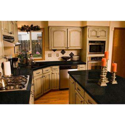 Black Granite Kitchen Countertops 3 in x 3 in granite countertop sample in black pearl