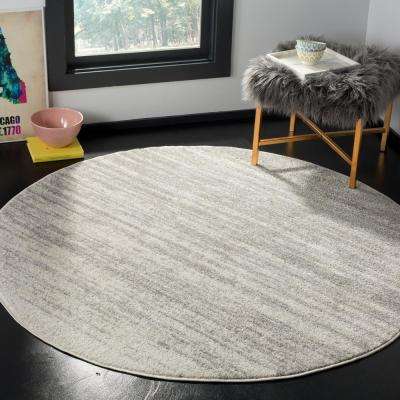Modern 6 Round Gray Area Rugs The Home Depot