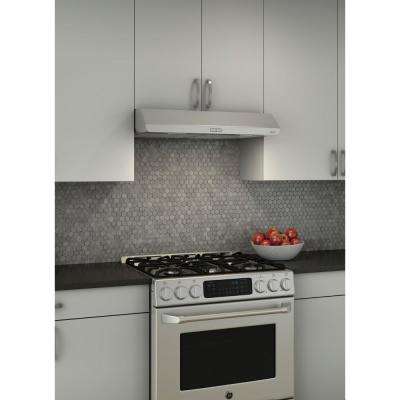 Broan Under Cabinet Range Hoods The Home Depot Sahale Bkdeg1 30 In Convertible Under Cabinet Range Hood