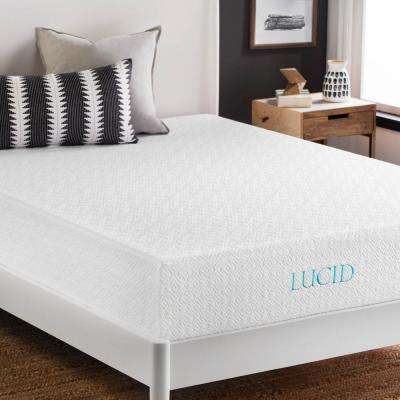 Mattresses Bedroom Furniture The Home Depot 10 In Dual Layer Gel Memory Foam Mattress