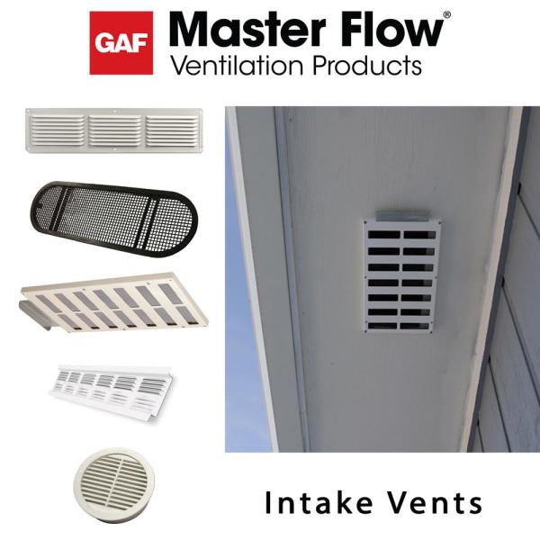 Master Flow Intake Vents Building Materials The Home Depot