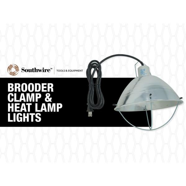 Brooder Clamp and Heat Lamp Work Lights Collection Lighting The Home Depot