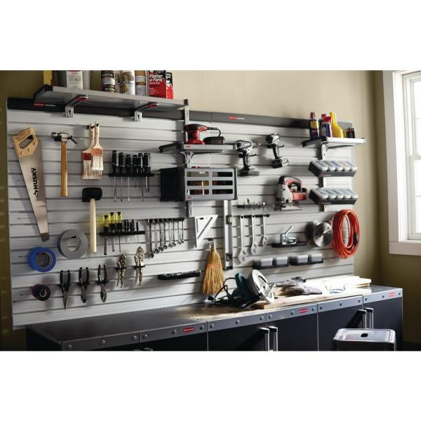 Rubbermaid Fasttrack Wall Storage Organization The Home Depot