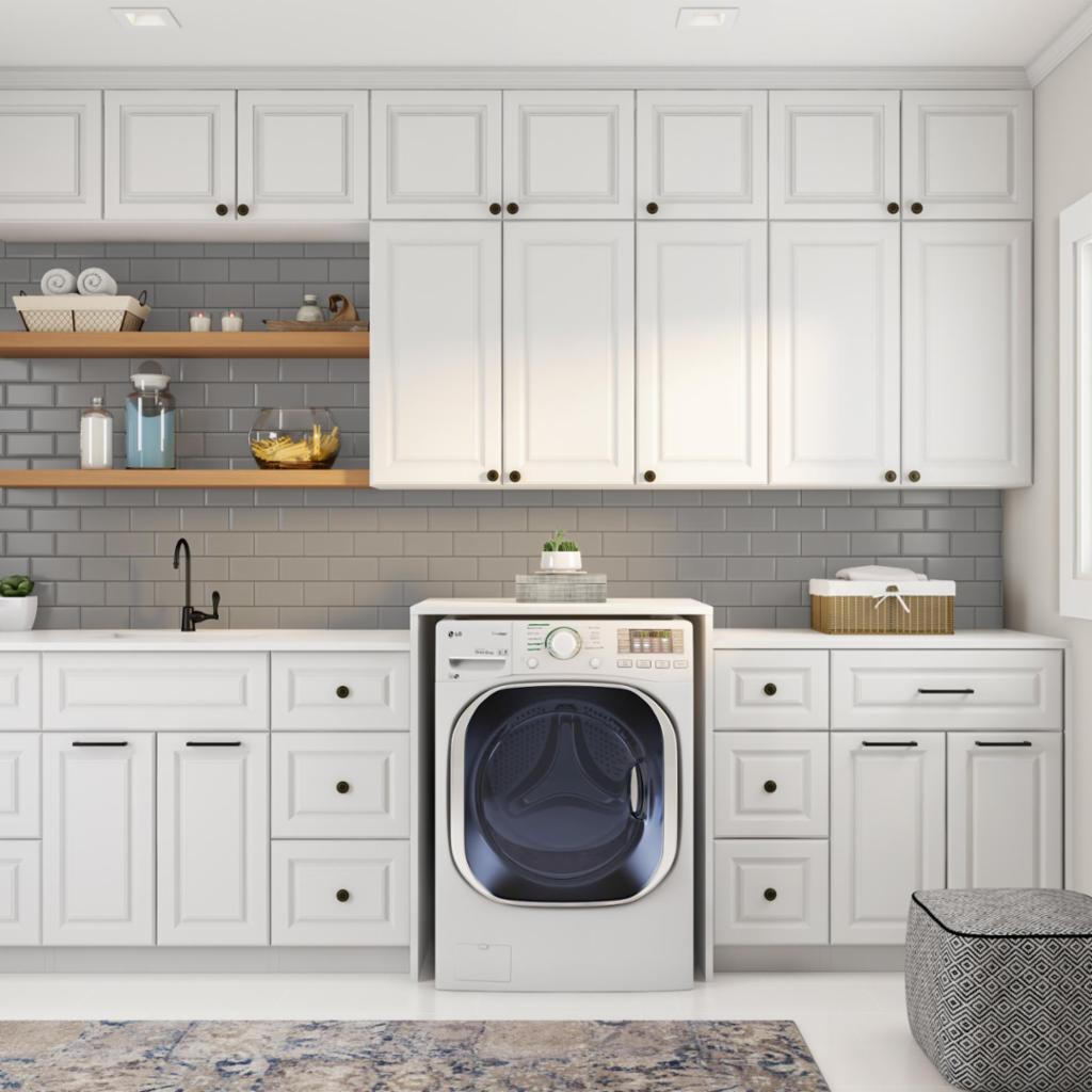 Perfectly Classic Laundry Room – Laundry Room – The Home Depot