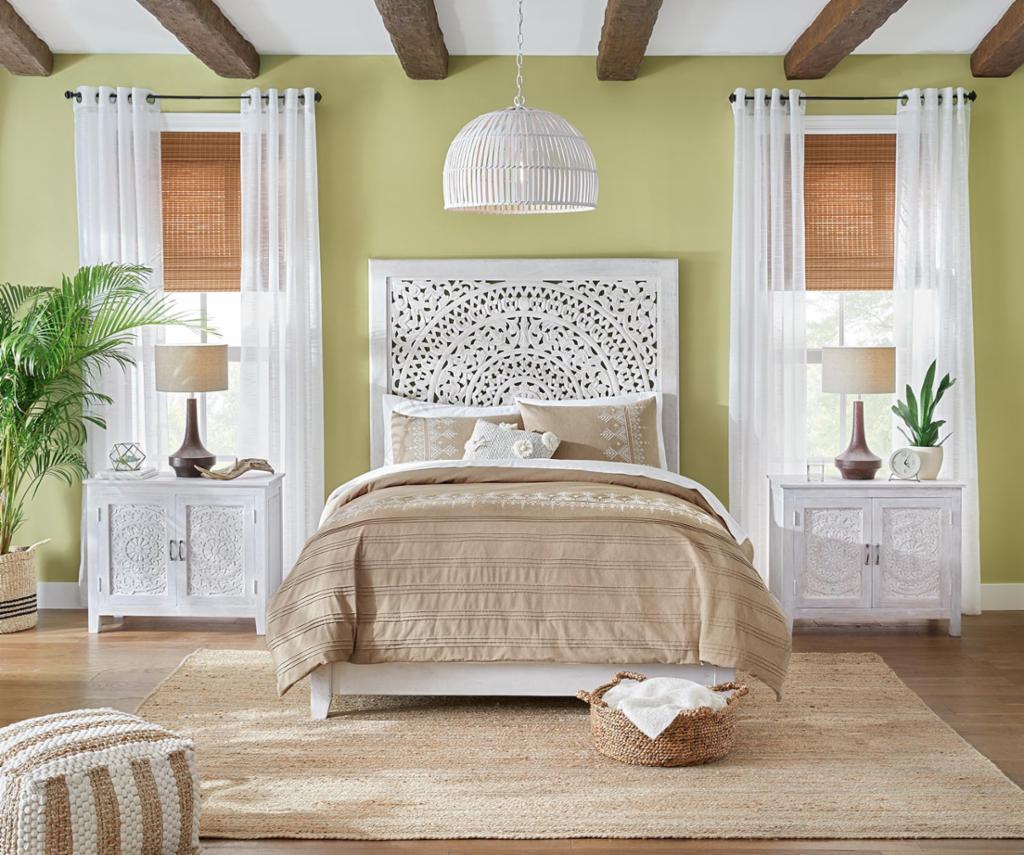 Organic Elegance Master Bedroom – Bedroom – The Home Depot