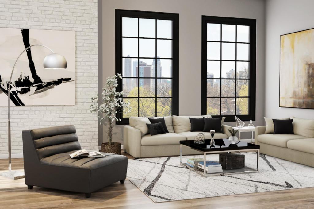 Inviting Modern Family Room Living Room The Home Depot