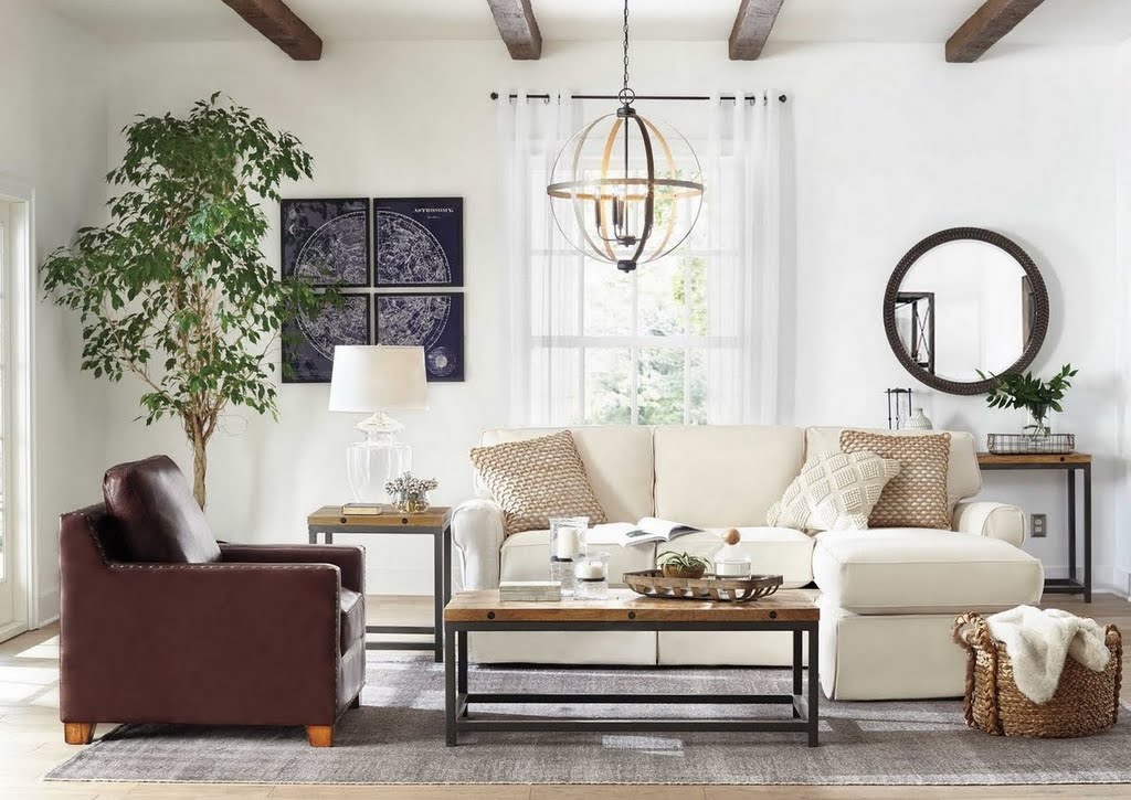 Farmhouse Retreat Living Room – Living Room – The Home Depot Farmhouse Retreat Living Room Living Room The Home Depot