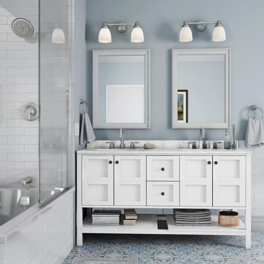 Luxury Classic Master Bathroom – Bathroom – The Home Depot