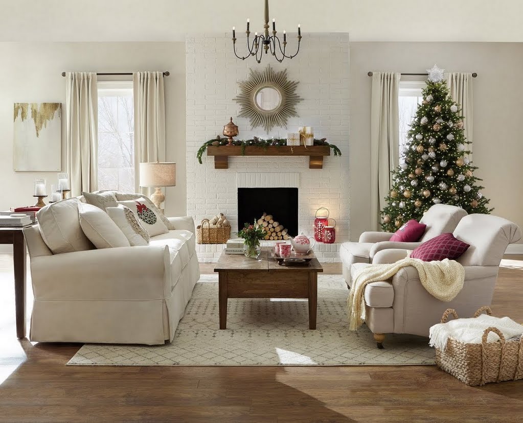 Holiday Cottage Living Room Home The Home Depot