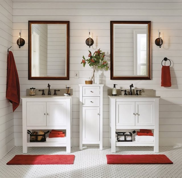 Explore Bathroom Styles For Your Home Holiday Farmhouse Bathroom