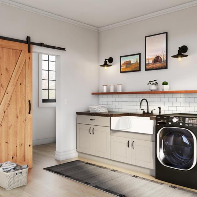 Explore Farmhouse Laundry Room Styles, Country Style Cabinets For Laundry Room