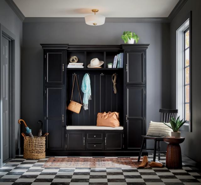 Black entryway discount