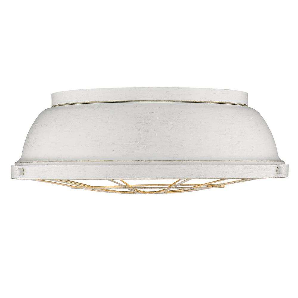 Golden Lighting Bartlett 16 5 In 3 Light French White Flush Mount Golden Lighting Bartlett 16 5 In 3 Light French White Flush Mount