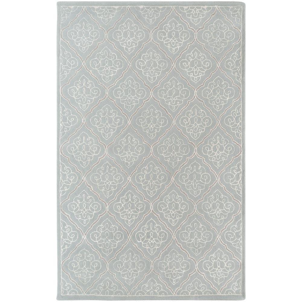 Surya Candice Olson Pale Blue 5 Ft X 8 Area Rug Can1907 58 Surya Candice Olson Pale Blue 5 Ft X 8 Area Rug