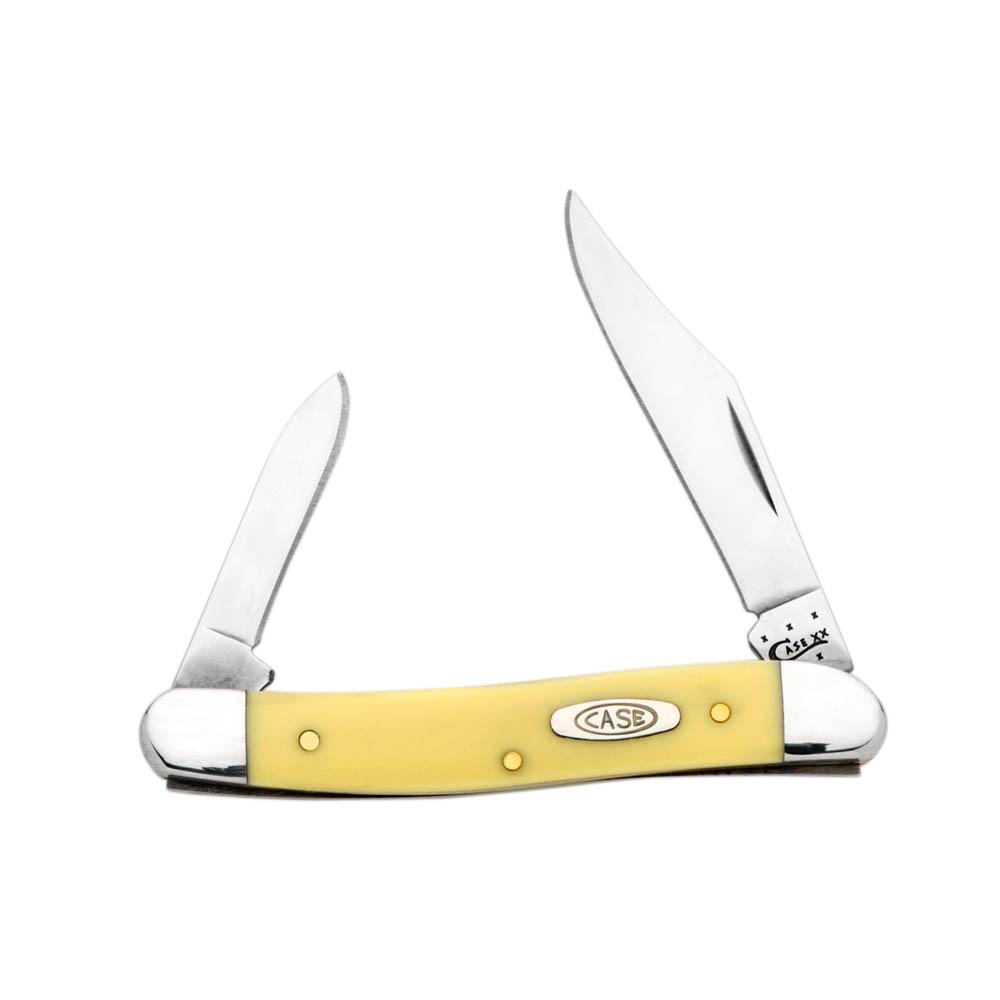 W.r. Case And Sons Cutlery Co. Yellow Synthetic Pen Pocket Knife 