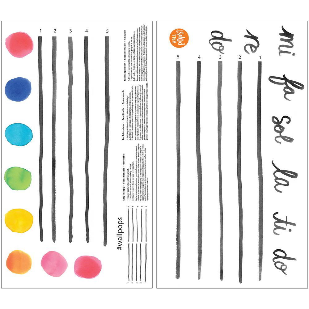 Wallpops Do Re Mi Decal Wall Quote Dwpq3246 The Home Depot