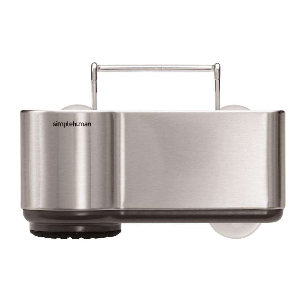 Simplehuman Sink Caddy In Brushed Stainless Steel
