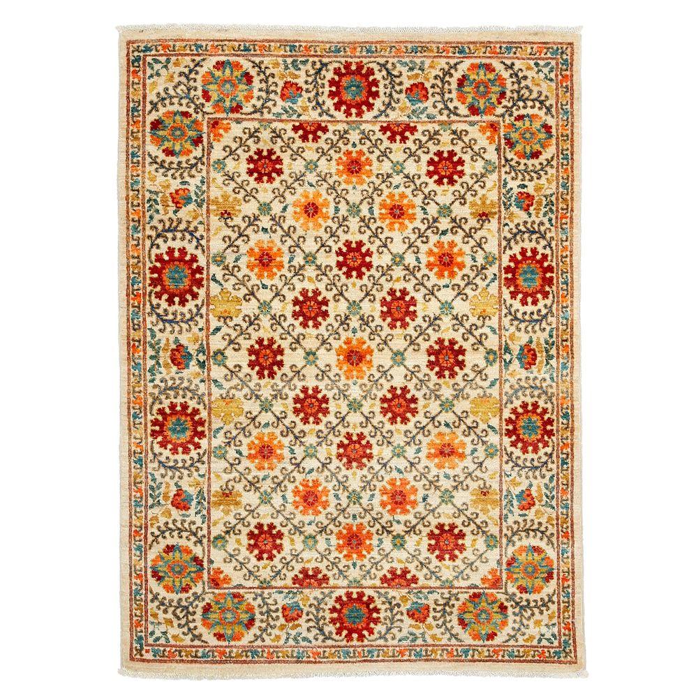 Darya Rugs Suzani Orange 4 ft. x 6 ft. Indoor Area RugM173266 The Home Depot