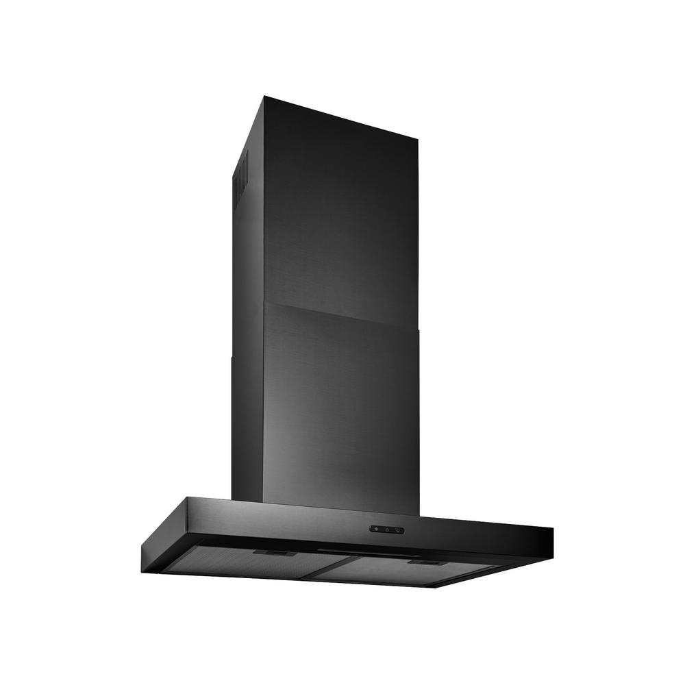 Black Stainless Steel 30 in. Range Hoods Appliances The Home Depot