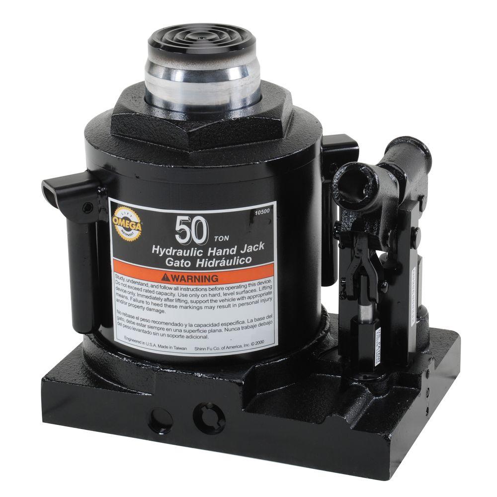 Omega 50Ton Hydraulic Bottle Jack10500 The Home Depot