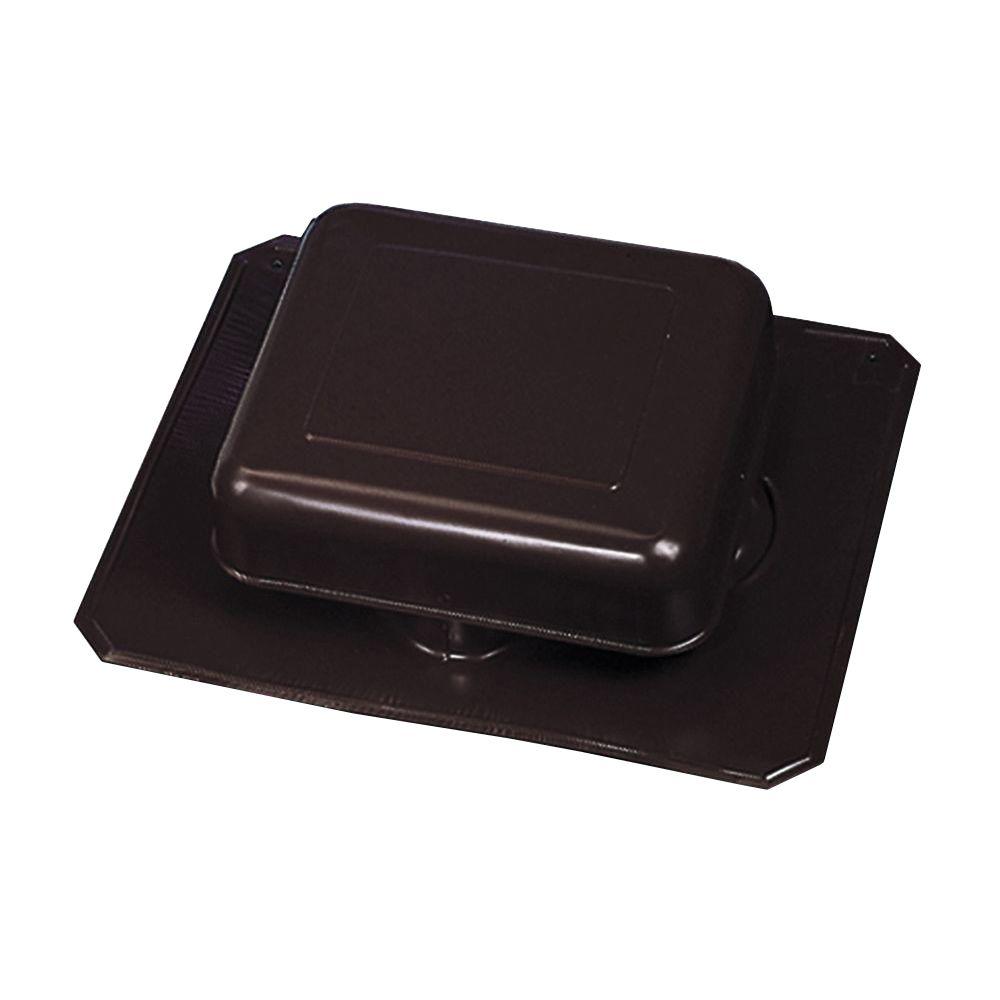 Master Flow 50 in. NFA Aluminum SquareTop Roof Static Vent in BlackR50ABL The Home Depot