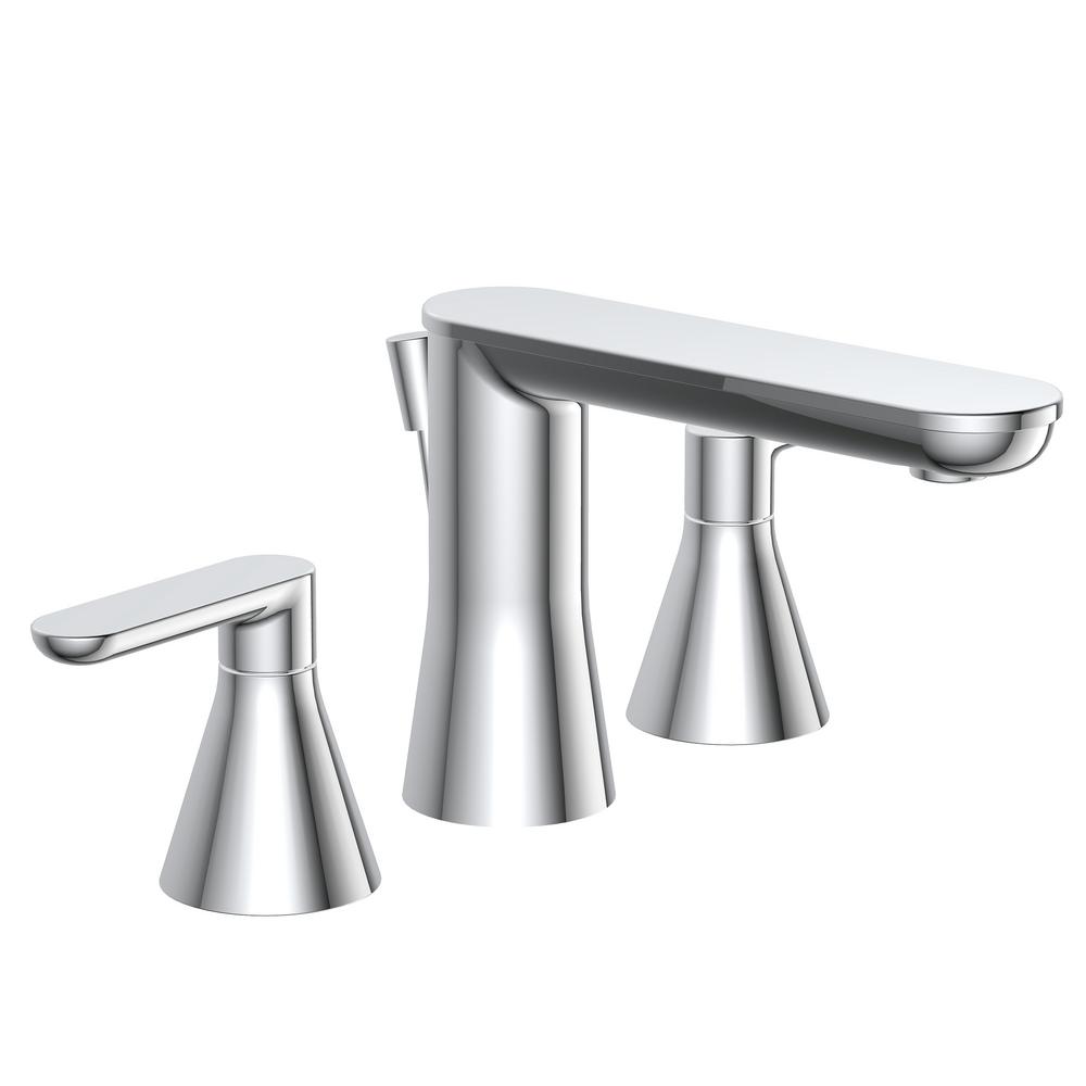 Glacier Bay Chianti 8 In Widespread 2 Handle Bathroom Faucet In