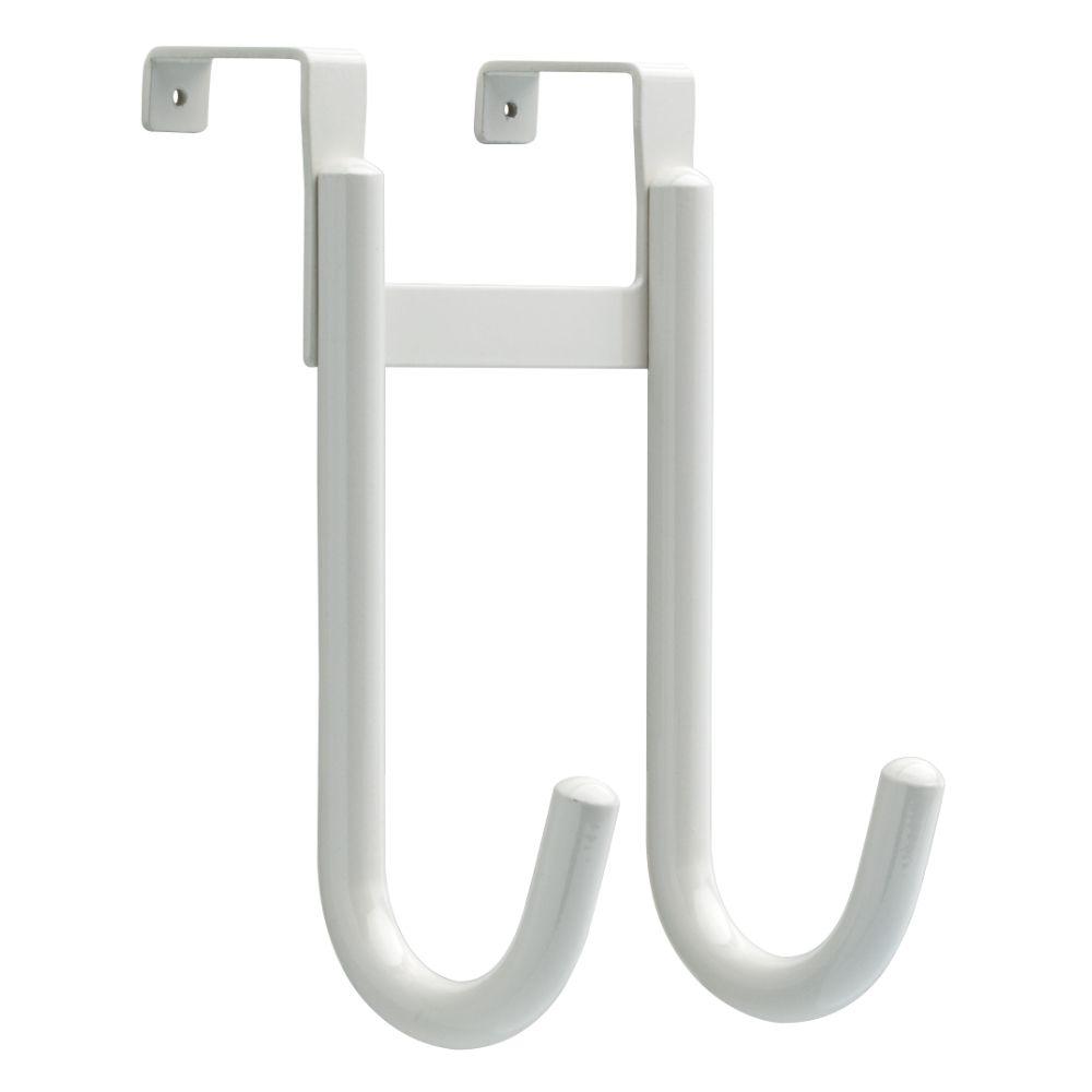 Liberty 3 3 4 In White Over The Door Smooth Hook Rack