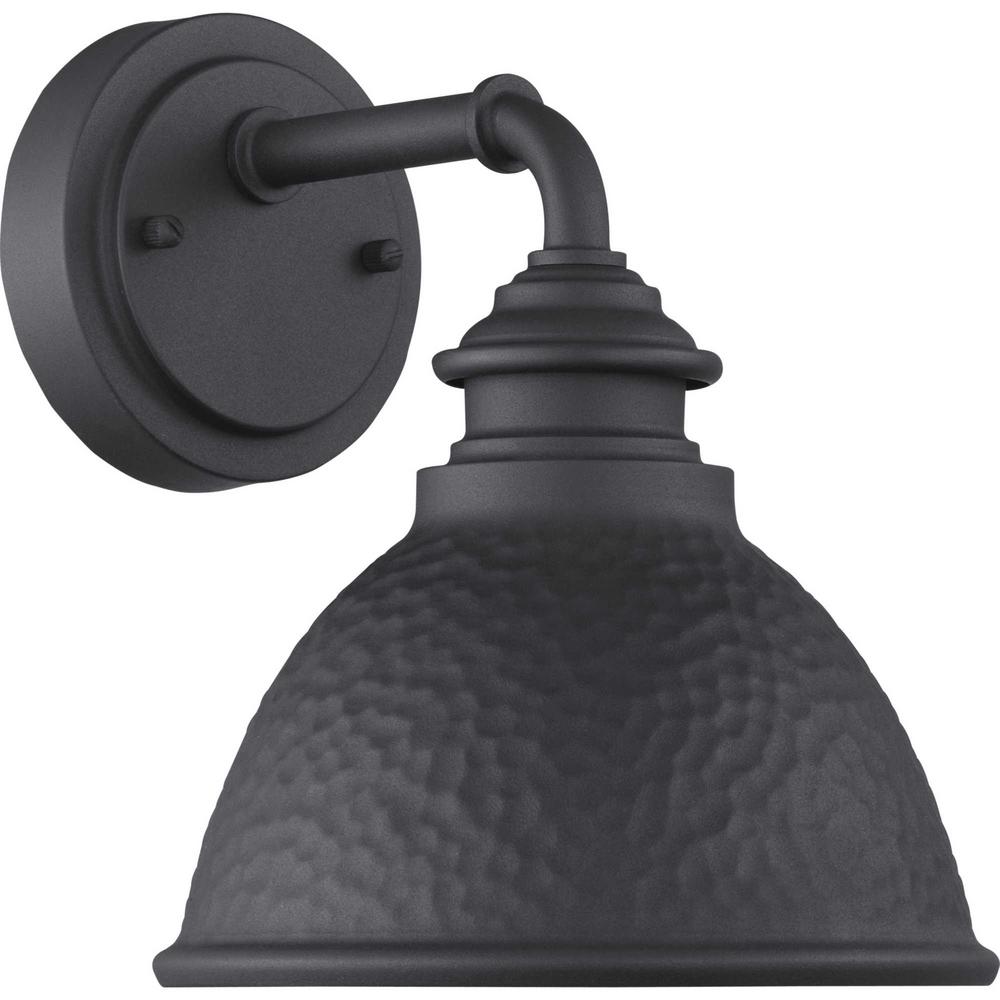 Progress Lighting Englewood Collection 1 Light Black Wall Lantern Sconce Progress Lighting Englewood Collection 1 Light Black Wall Lantern Sconce