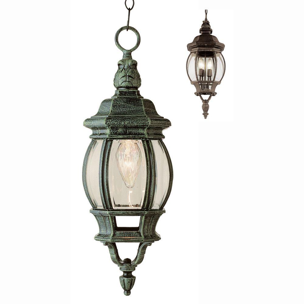 Bel Air Lighting Parsons Rust 1 Light Hanging Lantern