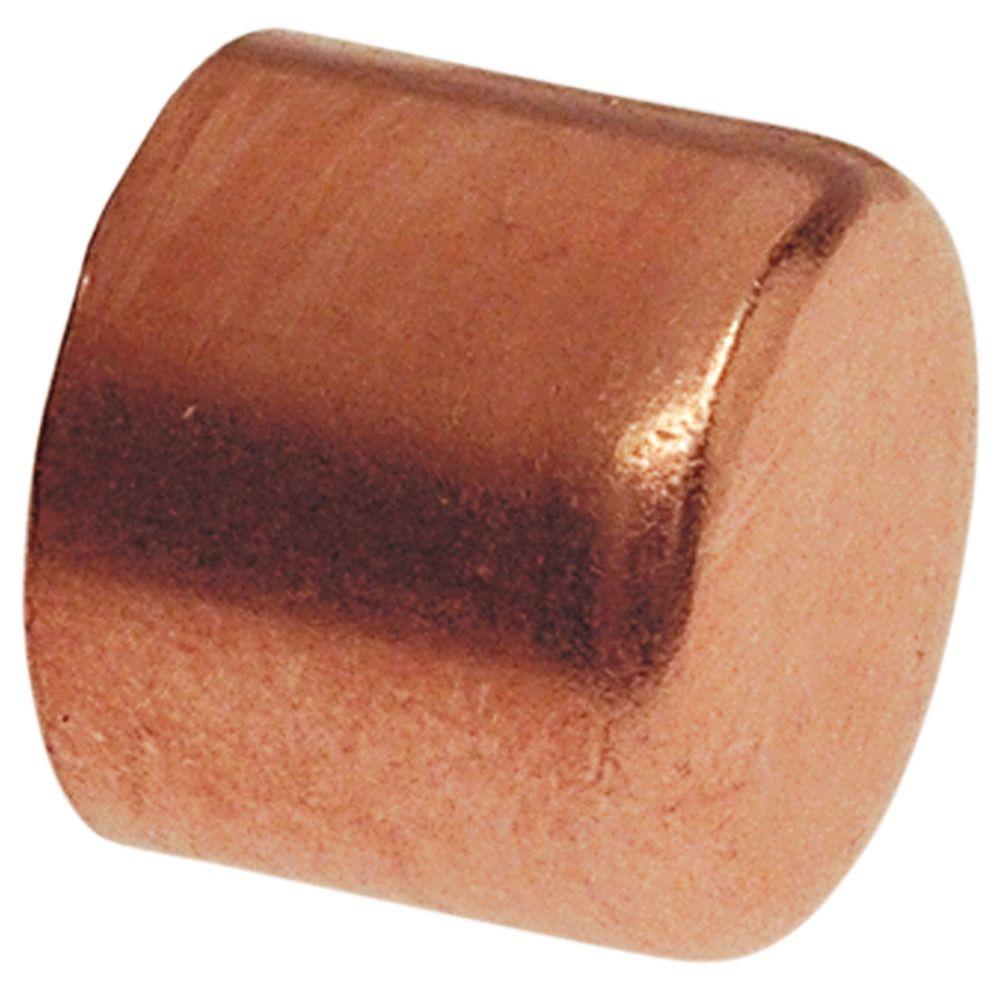 1/" Copper Cap Fits Standard 1/" Copper tube with 1-1//8/" OD New 3 PACK